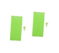 FRCOLOR 2 Set Tavoletta Braille lavagna in braille piastra di goffratura braille Tavoletta scrittura per non vedenti Kit scrittura Braille lavagnetta tastiera di scrittura braille plastica