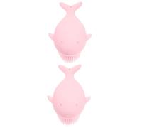 FRCOLOR 2 spazzole in silicone per il corpo dei bambini, per massaggi, per la pulizia, per lo shampoo, per il cuoio capelluto, spazzola per la pulizia dei capelli dei bambini, spazzola pulita per