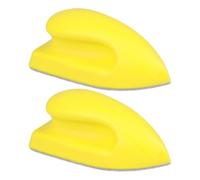 FRCOLOR 2 spazzole per la Pulizia dell'auto a Forma di Razzo, Spazzola | Spazzola di precisione per tappezzeria, materiale morbido, impugnatura ergonomica per uso manuale, adatta per sedili auto,
