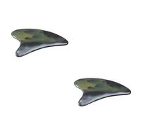 FRCOLOR 2 tavole massaggianti tradizionali raschietti manuali gua-sha-sha, strumenti per massaggi in corno di bue, strumento di, pellicola di bellezza per il collo