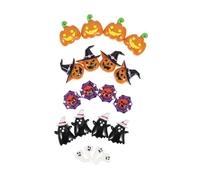 FRCOLOR 20 Pezzi Accessori in Resina per Decorazioni DIY di Halloween, Leggeri e Creativi, per Abbellimenti Artigianali e Personalizzazione di Oggetti Fai-da-te Stili multipli