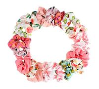 FRCOLOR 20 Pezzi Anello per di salsiccia di frutta fascia fasce addobbi hair charms bandane corda per dell'intestino crasso anello per a coda di cavallo tessuto
