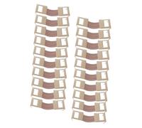 FRCOLOR 20 pezzi Clip per Bendaggio Estensibile in Alluminio Fibbia per Fissaggio Rapido e Sicuro Supporto Flessibile e Durevole per Bende Estensibili Facile da Usare Senza Strumenti