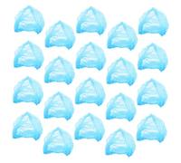 FRCOLOR 20 pezzi Cuffie Usa e Getta Non Tessute Blu per Trucco e Pulizia Copricapo Leggero e Traspirante per Laboratori Ospedali e Servizi Alimentari