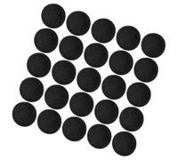 FRCOLOR 20 Pezzi Naso da Pagliaccio in Spugna Nero Portatile e Riutilizzabile per Spettacoli Teatrali ed Eventi, Accessorio Clown per Travestimenti e Feste a Tema