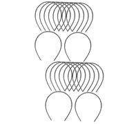 FRCOLOR 20 Pz Fascia con denti retrò fasce decorative fasce dallo stile semplice fascia per ondulati semplici con denti alla moda Cerchi per in plastica PC