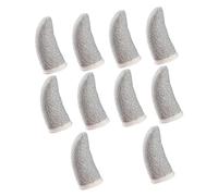 FRCOLOR 20 Pz Gioco Ditling Utile Materiale di gioco Letti Pollice Manicotti Sottile Maniche Regolare Fibra Argento Schermo sensibile al tocco