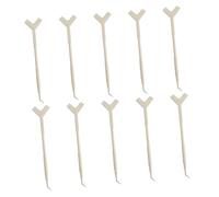 FRCOLOR 20 Pz Spazzola a Forma di Y Per Ciglia Finte Strumento di sollevamento Ciglia Strumenti Cosmetici Per Ciglia Spazzola Ciglia In Silicone Materiale Triplicare Bianco Prendi Un Ago