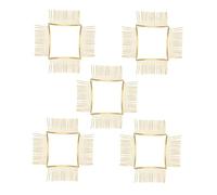 FRCOLOR 20pezzi Pettine Per Capelli Denti Design Affilato Per Precisione Acconciatura Robusto in Ferro Ritorto Finitura Elegante Dorata Portatile Per Riparazioni Capelli Sicuro e Confortev