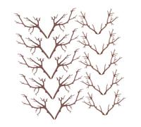 FRCOLOR 20pezzi Rami di Plastica Artificiali Decorazioni per Pupazzi di Fai da Te Rami di Alberi di Plastica per Puntelli per Mani Oggetti di Scena per Decorazioni Festive