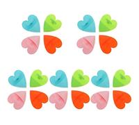 FRCOLOR 20pezzi Spazzole Per Pulizia Viso Strumenti Per La Cura Della Esfoliazione e Detersione Facile Design Elegante Cuore Adatti Per Uso Familiare e Viaggi