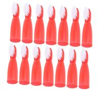 FRCOLOR 20pezzi Spazzolino Da Denti Mini Portatile Per Carceri Manicotto Per Dita Strumento Di Pulizia Orale Accessori Per Prigione Misura Sicura Uso Quotidiano