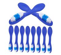 FRCOLOR 20pezzi Spazzolino Per Dentiere Duro Con Impronta Digitale Spazzolino Da Denti Di Sicurezza Per Carceri Portatile Con Setole Morbide Per Pulizia Dei Denti Casa in Ufficio Viaggio