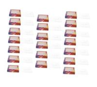 FRCOLOR 20sets Scatole Per Ciglia Finte Quadrate Con Finestra Aperta Scatole Di Imballaggio Colorate Per Ciglia Falsi Pratiche e Leggere Per Uso Personale e Saloni