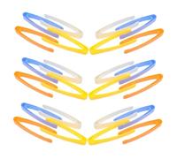 FRCOLOR 24 Pinzette Colorate per Strumenti per Sviluppo Abilità Motorie Pinzette Piatte per Attività Sensoriali per Coordinazione Mano Occhio e Giochi Educativi