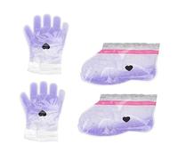 FRCOLOR 2paia Coprenti Per Trattamenti Di Bellezza Con Cera Lavanda Per Mani e Piedi Maschera Idratante Cera Di Paraffina Per Spa e Terapie Estetiche