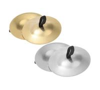 FRCOLOR 2paia Piatto Percussioni Manuale Strumento Musicale Portatile Strumento Musicale per Esibizioni di Danza e Pratica di Ritmo