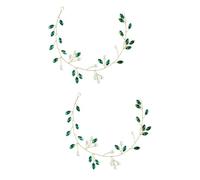 FRCOLOR 2Pcs Vite Argento Accessori Per Arco Perla Dei Accessori Per Accessori Per Da Sposa Dei Collane Alla Moda Glitter Decorativi