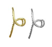 FRCOLOR 2pezzi Alloy Decorative Hair Clips for Women Fashionable Headdress Matte Hair Accessories for Elegant Hairstyles