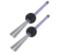 FRCOLOR 2pezzi Bacchette per Tamburo Filo di Acciaio per Percussioni Tamburi Cassa Adatte Vari Tipi di Pelli