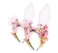 FRCOLOR 2pezzi Cerchietto Orecchie Copricapo Per Halloween e Accessorio Versatile Per e Fiabesca Per Occasione