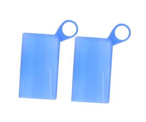 FRCOLOR 2pezzi Contenitore per Mascherine in Supporto Temporaneo per Maschera Clip per Contenitore per Uso Quotidiano Adatto per Casa e Viaggi