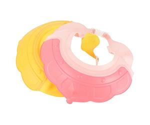 FRCOLOR 2pezzi Cuffia da Doccia in Silicone per Ragazzo Ragazza Ragazza Scudper Lavare i Capelli Regolabile Adattper Ragazzo e Piccoli Utilizzabile come Protezione Solare per Tagliare