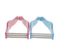 FRCOLOR 2pezzi Epilatore Manuale Per Rimozione Viso Da Colori Differenti Strumento Portatile Per Donne Per Delicati e Spessi Per Spa e Bellezza Casa