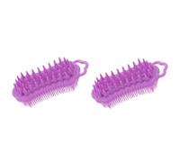 FRCOLOR 2pezzi Esfoliante Silicone Per Corpo e Capelluto Per Bagno Strumento Per La e Stimolazione Della Circolazione Per Uomini e