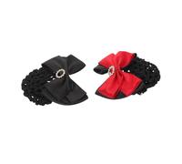 FRCOLOR 2pezzi Fermaglio per Capelli Fiocco e Retina Accessori per Chignon Molletta Copertura per Chignon in Rete Forcina per Capelli Fiocco per Donne e Ragazze