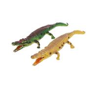 FRCOLOR 2pezzi Giocattoli Coccodrillo Simulazione Realistici in Plastica Morbida Modelli Che Urlano Per Resistente Per Giochi Immaginativi