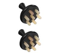 FRCOLOR 2pezzi Massaggiatore Per e Schiena Con Design Ergonomico Spazzola Per Massaggio Scalpico e Pulizia Dei Strumento Versatile Per Dandruff e Stimolazione Della Circolazione e Famiglie