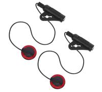 FRCOLOR 2pezzi Microfoni Contatto Piezoelettrici per Chitarra Acustica Violino Mandolino Ukulele Erhu Banjo Strumento Musicale Equalizzatore Portatile per Amplificazione Bassa Frequenza