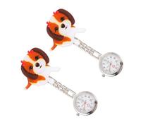 FRCOLOR 2pezzi Orologio Cagnolino Cartone Animato Realizzato Materiali Delicati e Sicuri Struttura Ragionevole Facile Trasportare e Indossare Dimensioni Appropriate e Pratico