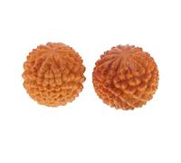 FRCOLOR 2pezzi Palle in Legno Per Allenamento Manuale Palle Rotonde Per Fitness Stretching Muscolare Massaggio Mani