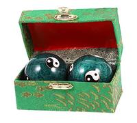 FRCOLOR 2pezzi Palline Per Mani in Metallo Palla Rotante Attrezzo Fitness Manuale Design Resistente e Pratico Texture Piacevole Senza Irritazioni