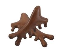 FRCOLOR 2pezzi Pettine Stimolante in Legno Di Sandalo Denti Larghi Strumento Per Capelluto Pettine Per Punti Trigger Di Agopuntura Per Capelli e Testa Rilassante Realizzato in Materiale Na