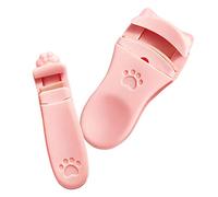 FRCOLOR 2pezzi Piegaciglia Professionale Strumento Applicatore Per Ciglia Kit Piegaciglia Silicone e Abs Piccolo Pettine Per Occhi Asiatici Facile Da Trasportare e Usare