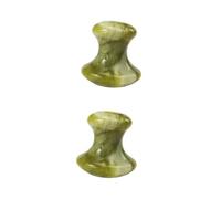 FRCOLOR 2pezzi Pietra Massaggiante Per Viso Massaggio Faciale Gua Sha Strumento Di Bellezza Per Rughe e Gonfiore Design Ergonomico e Materiale Sicuro Per Esperienza Confortevole