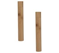 FRCOLOR 2pezzi Porta Spazzolini Per Spazzolini Organizer Scatola Portaspazzolini Custodia Da Viaggio Colore Legno