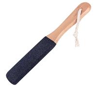FRCOLOR 2pezzi Raspini Per Piedi Legno Con Manico Ergonomico Utensile Per Pedicure Doppio Lato Rimuovi Calli e Morta Nero