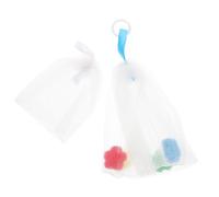 FRCOLOR 2pezzi Rete Per Sapone Spugna Sacchetti Per Detersione Viso Per Massaggi e Esfoliazione Della