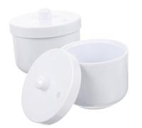 FRCOLOR 2pezzi Scatola Per Pulizia Degli Strumenti Per Unghie Vassoio Staccabile Custodia in Per Pulizia Degli Strumenti Per Nail Art Per Salone e Casa