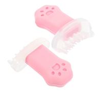 FRCOLOR 2pezzi Silicone Eyelash Stamps Reusable Makeup Tool Easy Application Eyelash Stencils for Effortless Eye Makeup for Beginners and Pros Handled Design