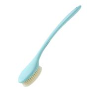 FRCOLOR 2pezzi Spazzola Da Bagno Manico Lungo Accessori Pratici Per La Spazzola Esfoliante e Lavaschiena Per Casa Blu Bianco