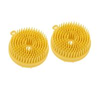FRCOLOR 2pezzi Spazzola Da Bagno Silicone Per Massaggio e Pulizia Della Strumento Di Pulizia Per Facile Da Usare Con Gel Doccia Design Creativo e Materiale Morbido Per Pelli Sensibili