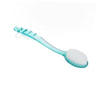 FRCOLOR 2pezzi Spazzola Per Bagno Con Manico Lungo Accessori Per Doccia Esfoliante Setole Morbide Per Massaggio e Della Trasparente Blu Trasparente Verde