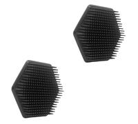 FRCOLOR 2pezzi Spazzola Per Pulizia Viso Spazzola Manuale Esfoliante Per Massaggio e Detersione Del Viso Design Ergonomico e Materiale Resistente Perfetta Per Tutti Tipi