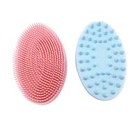 FRCOLOR 2pezzi Spazzola per Scrub del Corpo Bagno Multifunzionale Doppia Faccia da Setole in Resistenti Leggera e Pratica per Pulizia Quotidiana