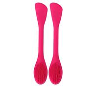 FRCOLOR 2pezzi Spazzole Per La Del in Silicone Set Design Portatile e Antiscivolo Per Tutti Tipi Per Maschere Fatte in Casa